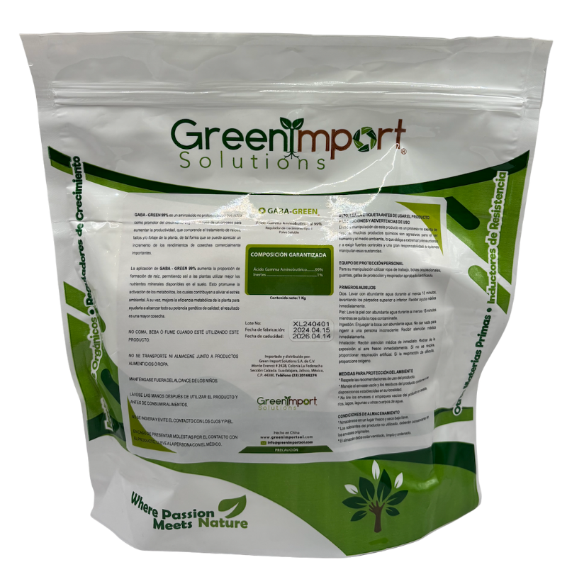Ácido Gamma Aminobutírico  GABA - GREEN 99%