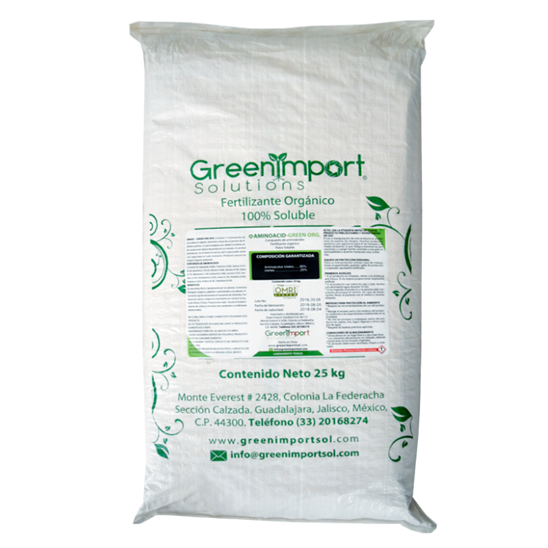 Compuesto de Aminoácidos 80% AMINOACID - GREEN ORG